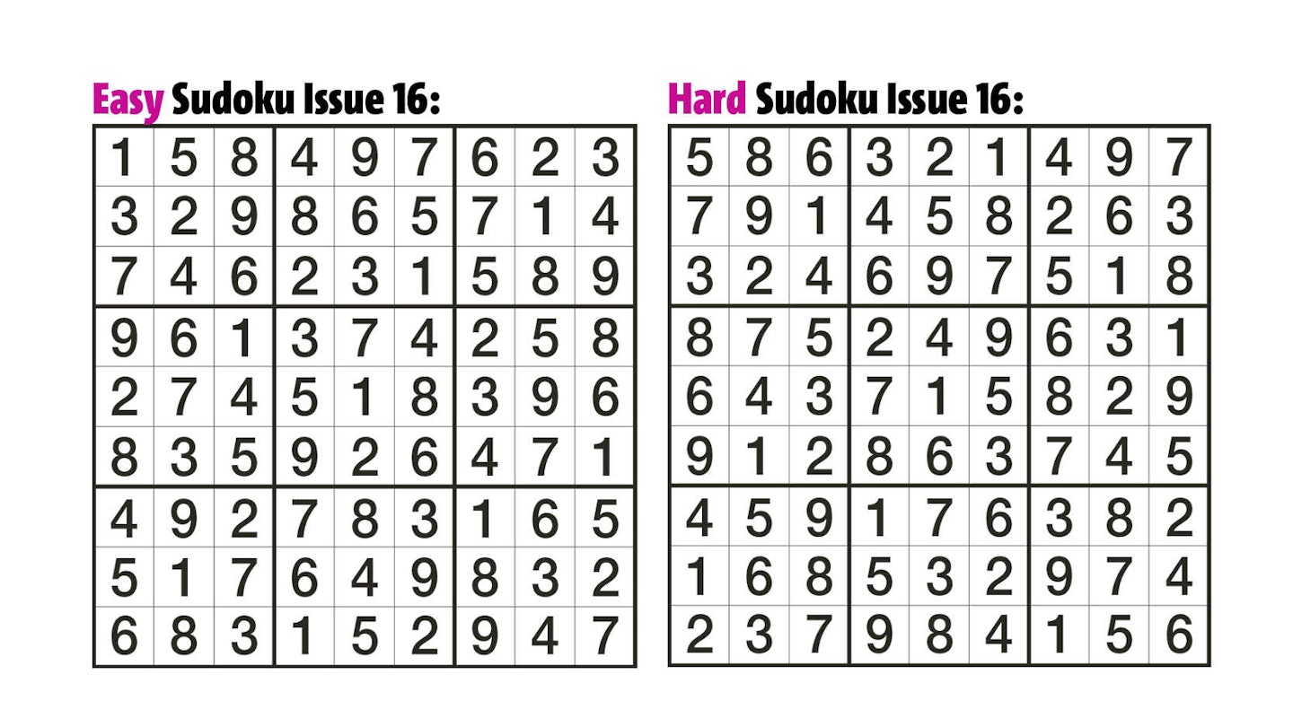 Sudoku Answers Issue 16
