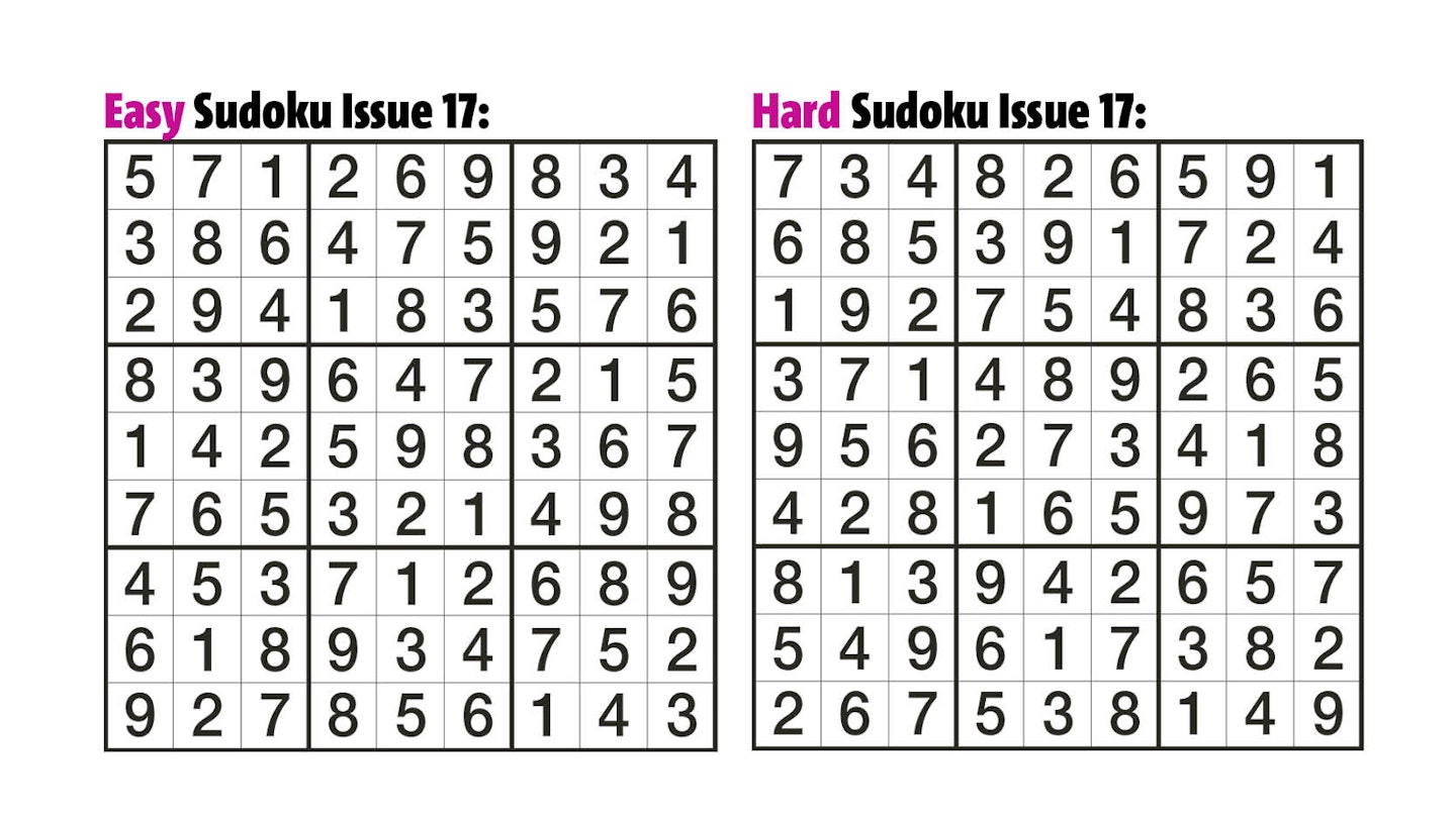 Sudoku Answers Issue 17
