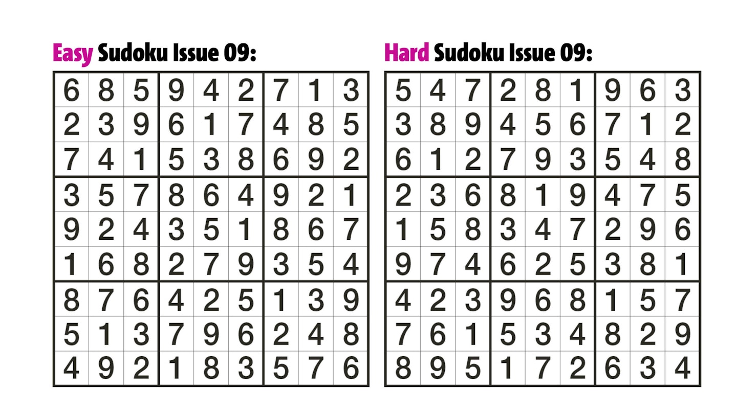 Sudoku Answers Issue 09