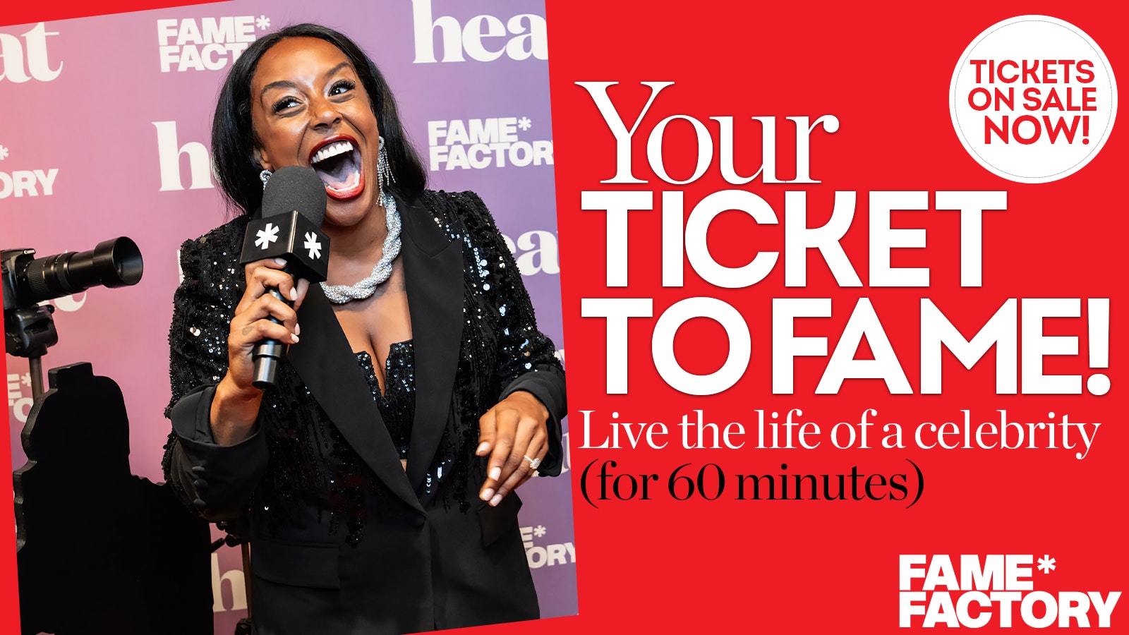 Get your 20% off discount to Fame Factory now