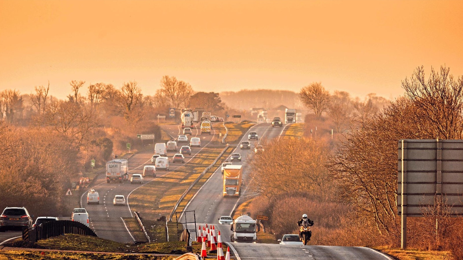Traffic on roads