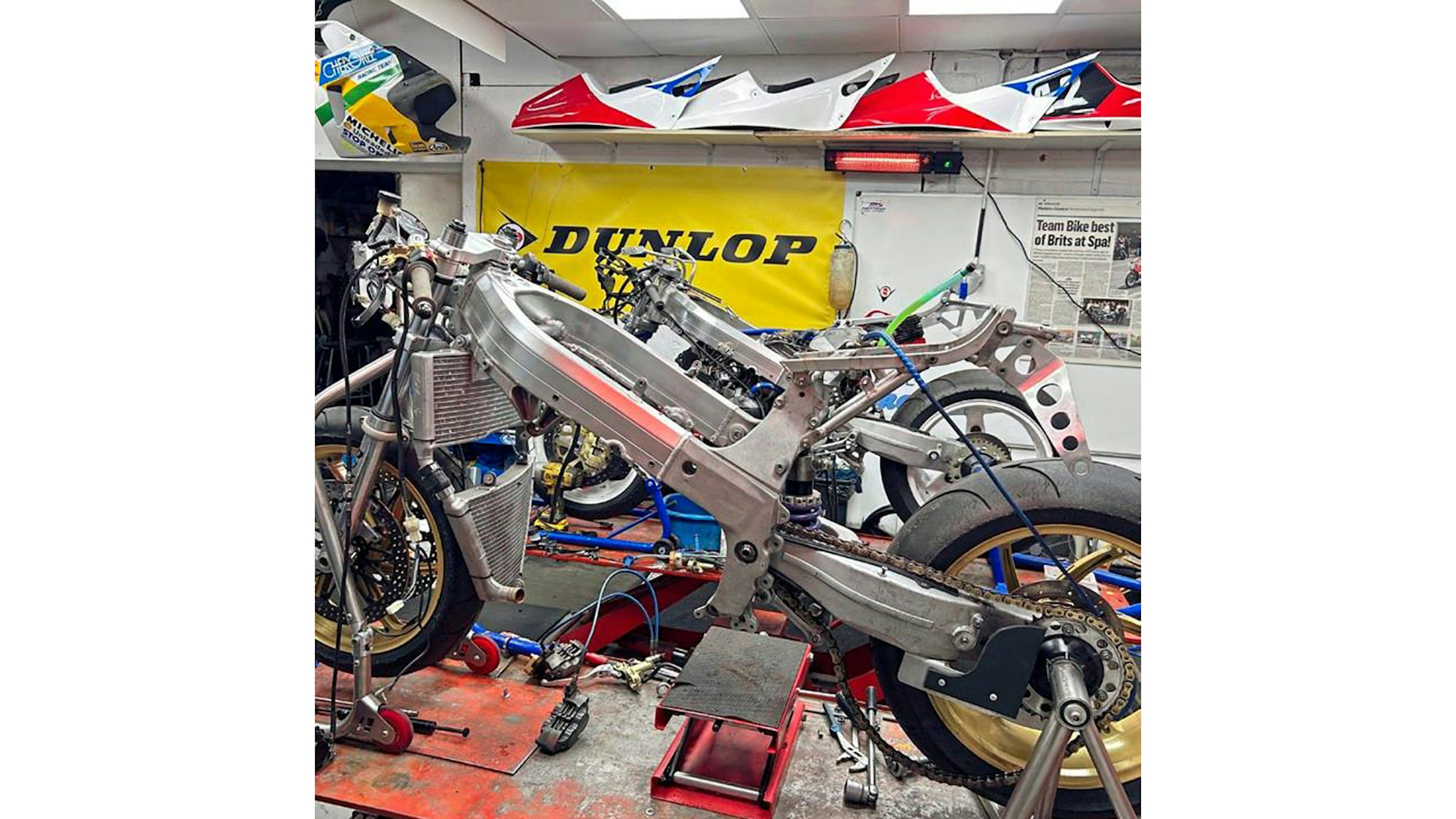 RC30 rolling chassis waits patiently for its new motor