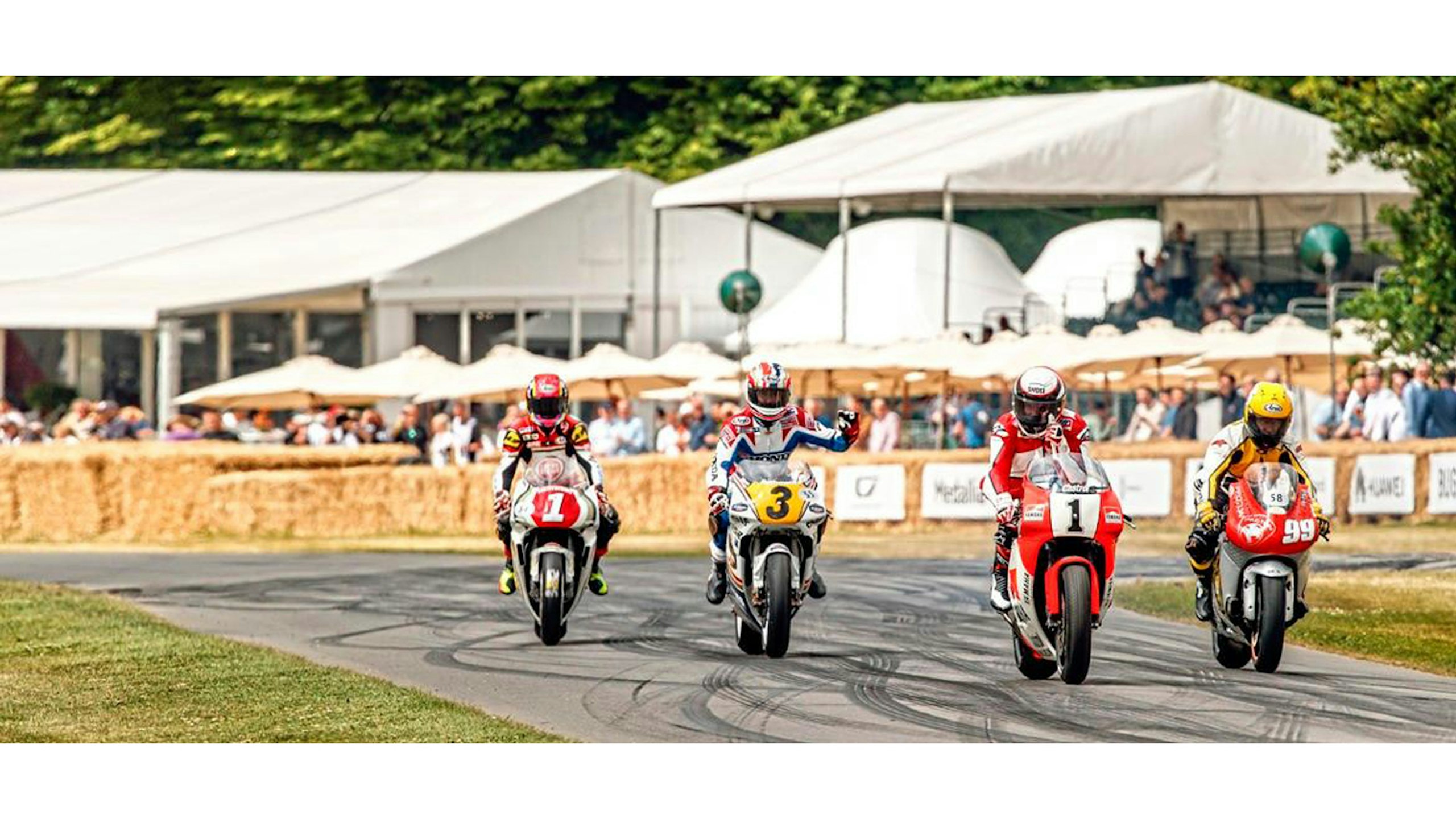 Goodwood always manages to attract bike racing royalty ADAM SHORROCK