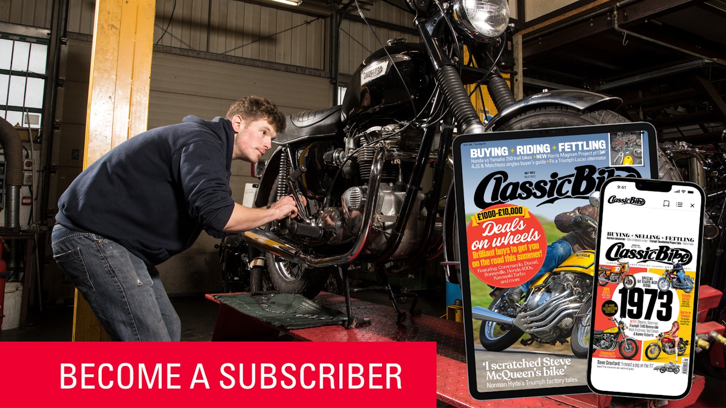 Become a Classic Bike subscriber
