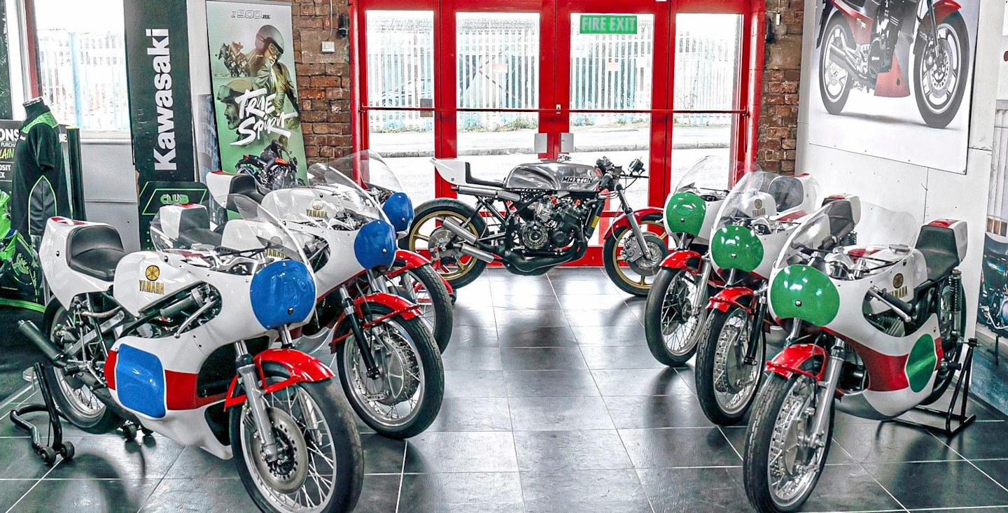 Glyn Marriott has 17 Yamaha TZs, TDs and TRs up for auction