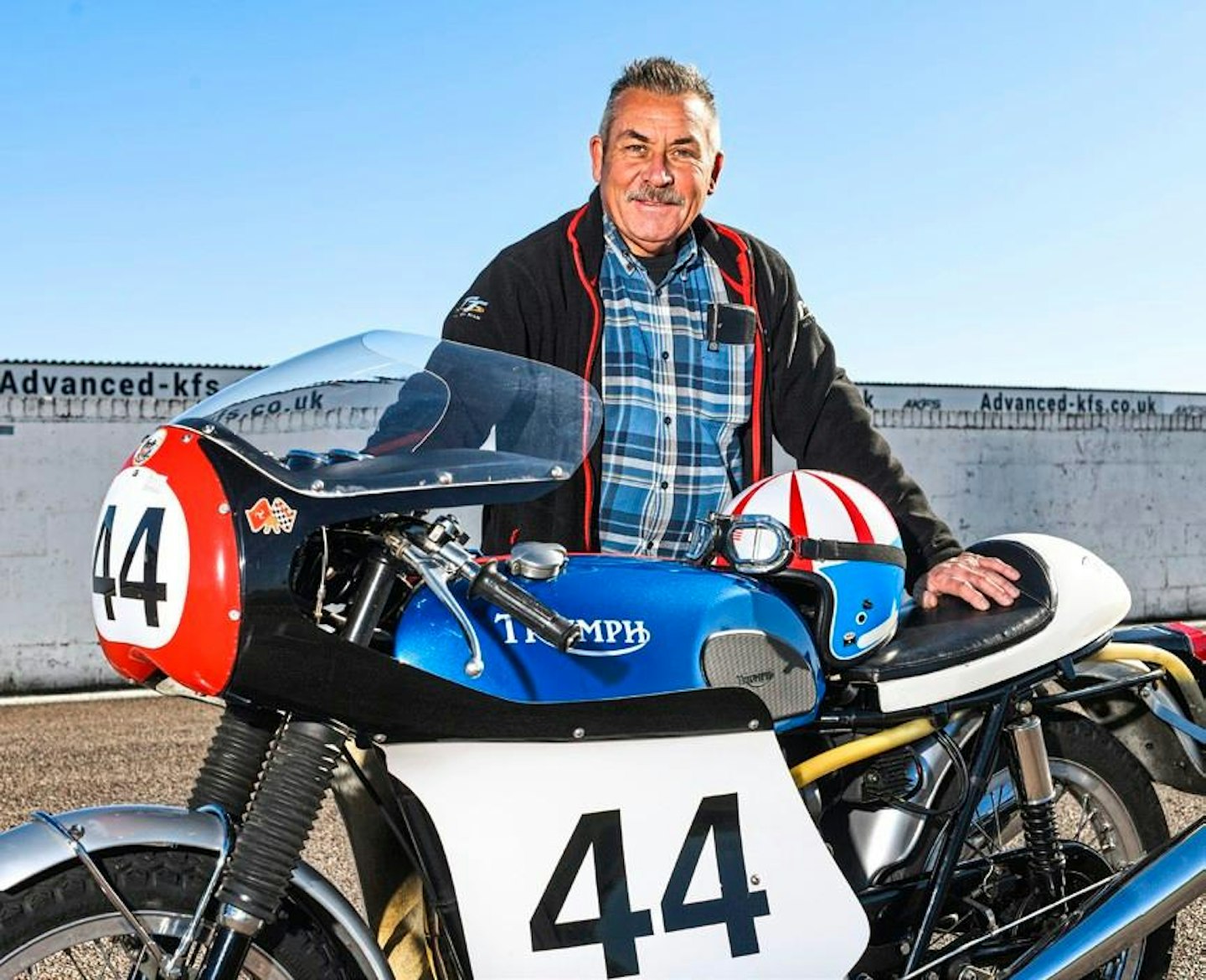 Bernard with the Thruxton