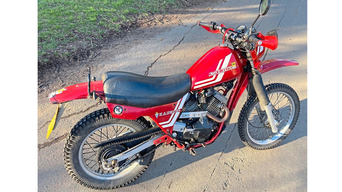 Morini’s 350cc trail bike
