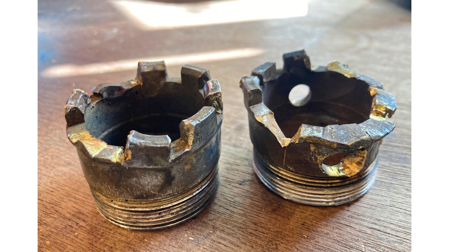 exhaust castle nuts