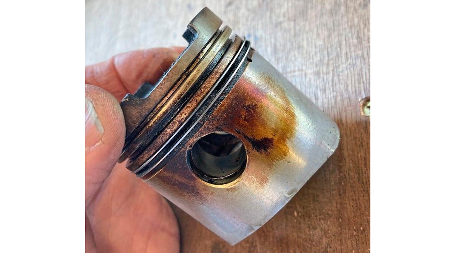 old piston