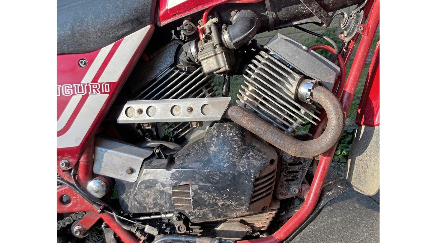 reassembled engine
