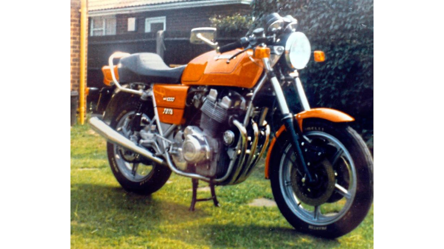 The bike as Keith bought it in 1983, naked as the day it was born