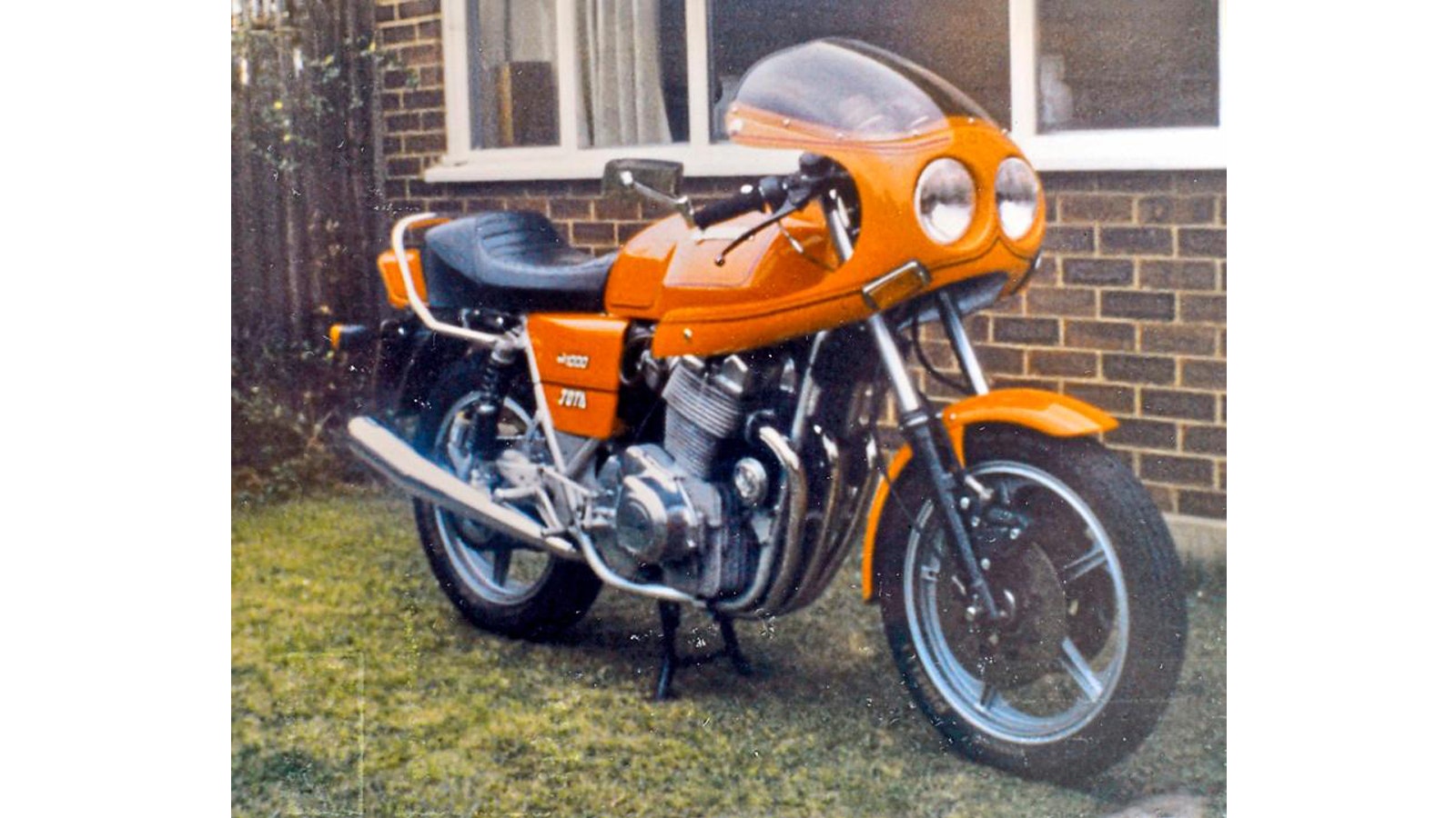 This bike’s for riding, so Keith hasn’t been precious about making a few mods, like the aftermarket twin-lamp fairing