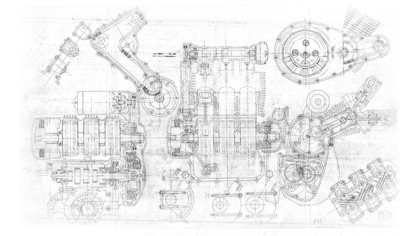 The most detailed drawing, perhaps showing how close the triple came to being accepted