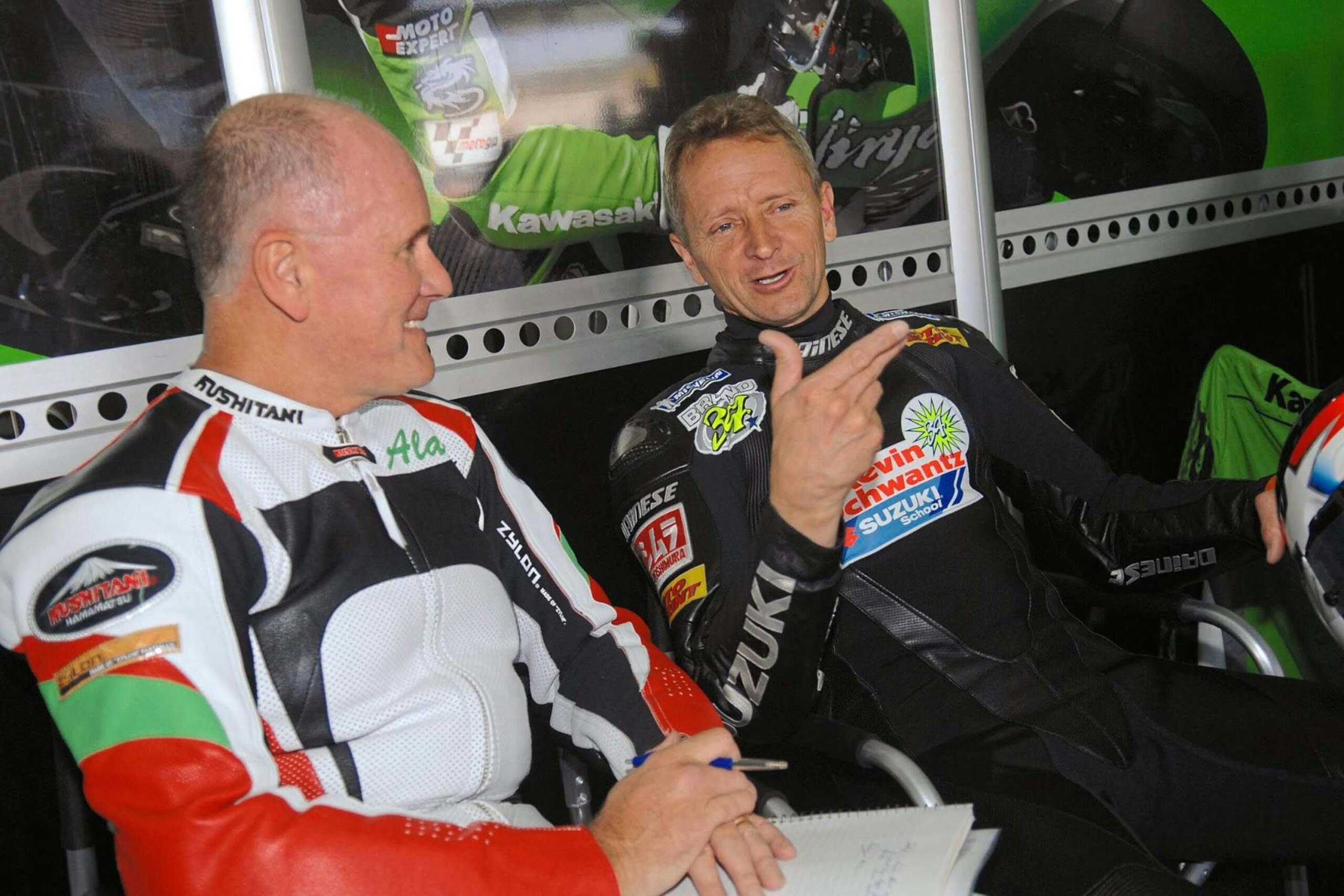 At a track test in 2006