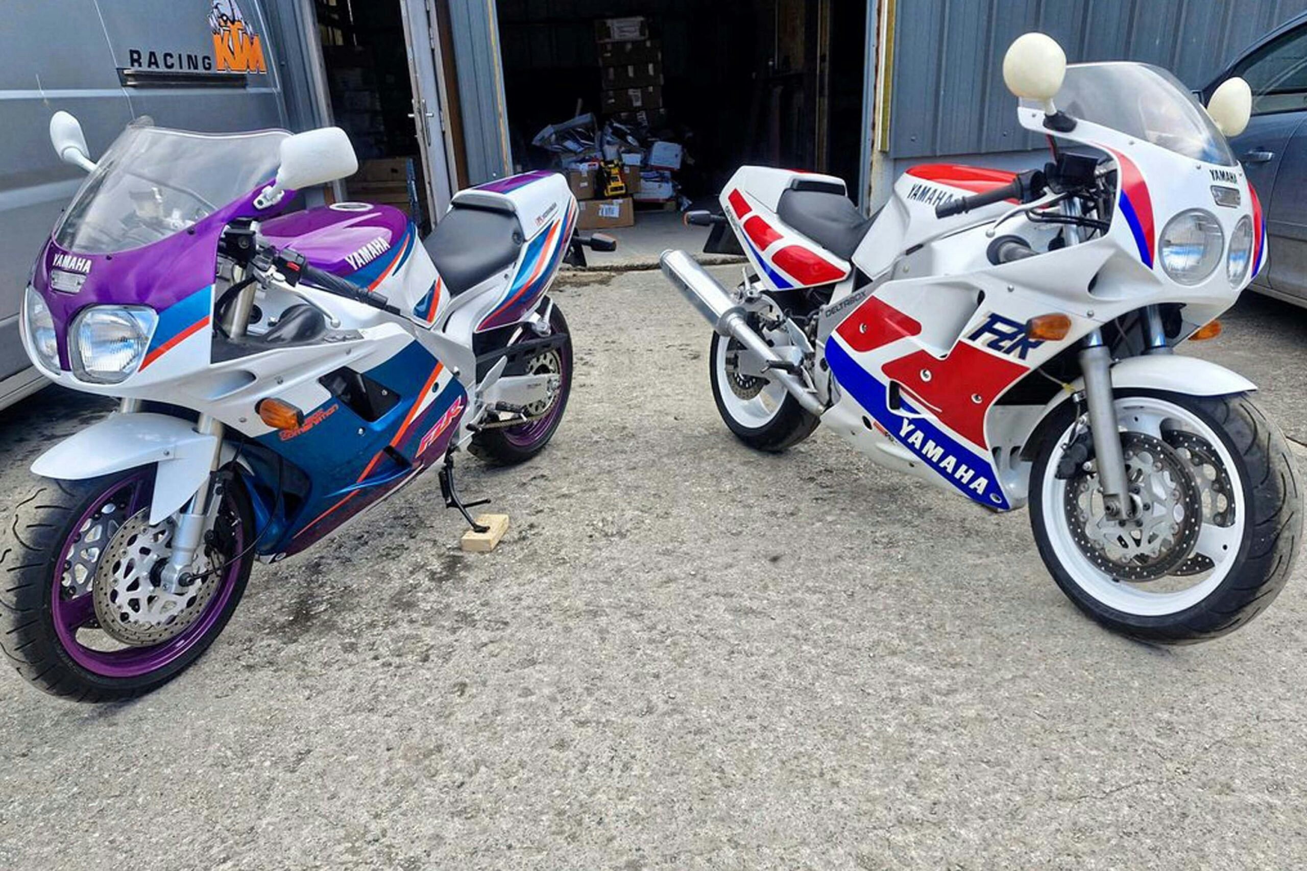 EXUP fan Howard’s ’94 fox-eye and ’89 original