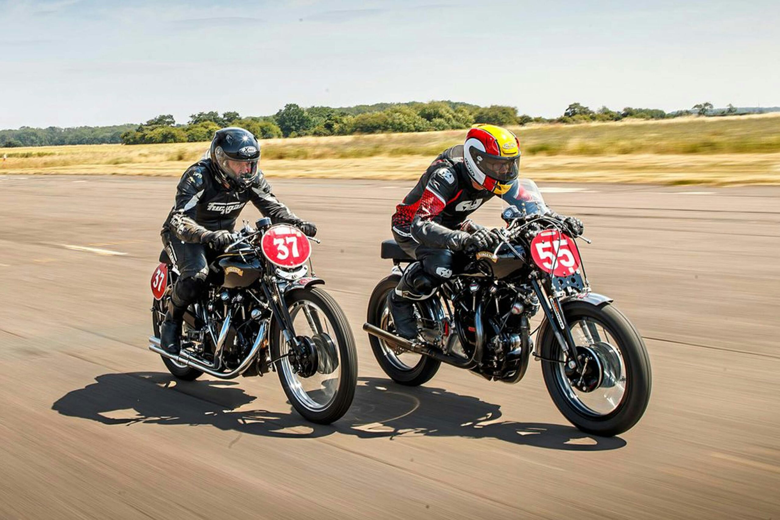 Steering well clear of the airstrip’s rough edges