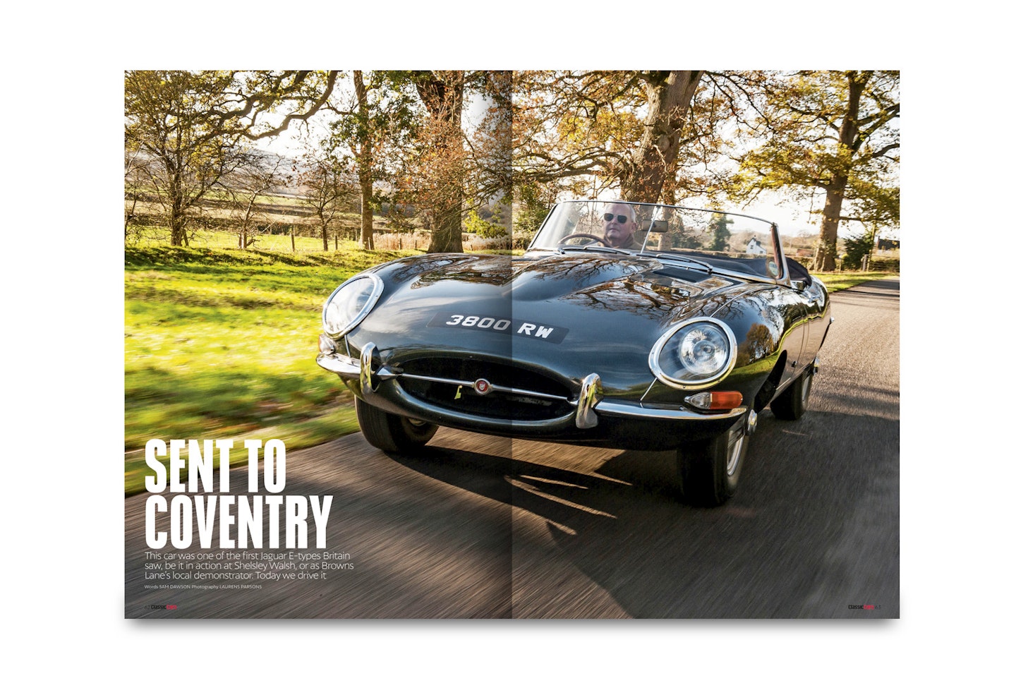 We drive one of the first dealer demonstrator Jaguar E-types