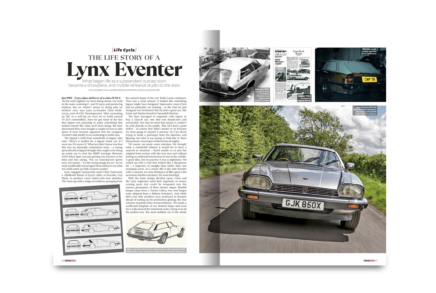 Rock 'n' roll life story of the prototype Lynx Eventer