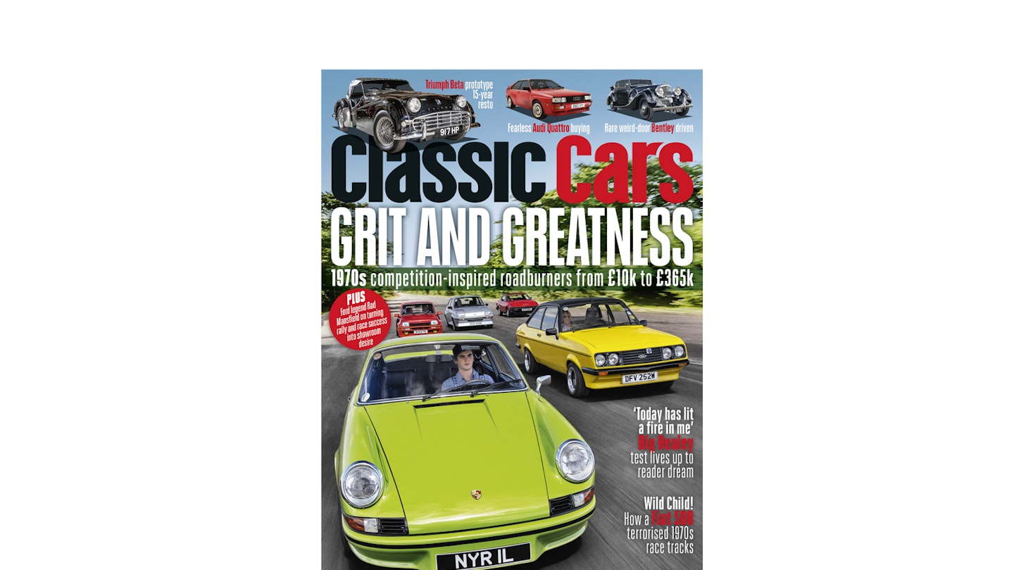 Classic Cars October 2022 issue cover