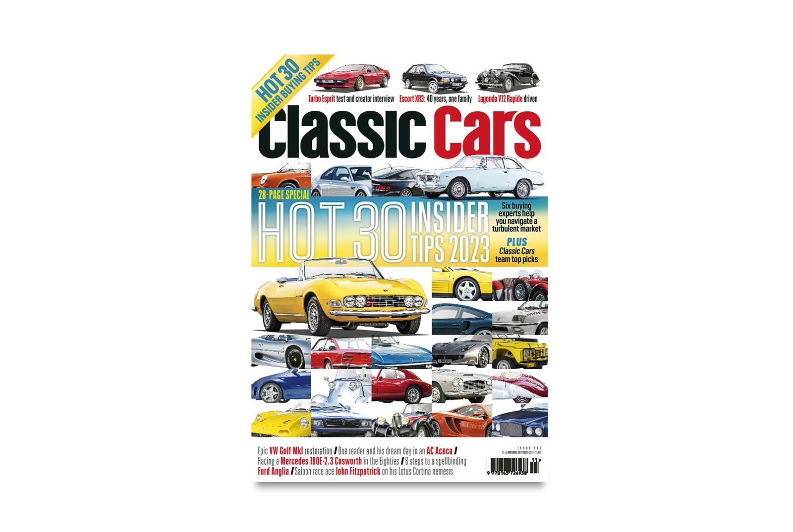 Classic Cars November 2022 channel name