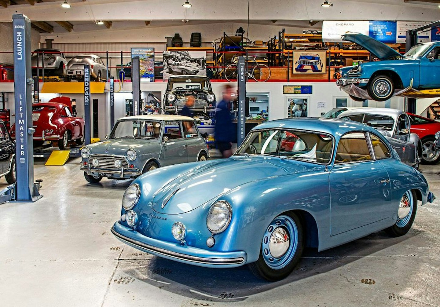 Porsche-356-in-garage