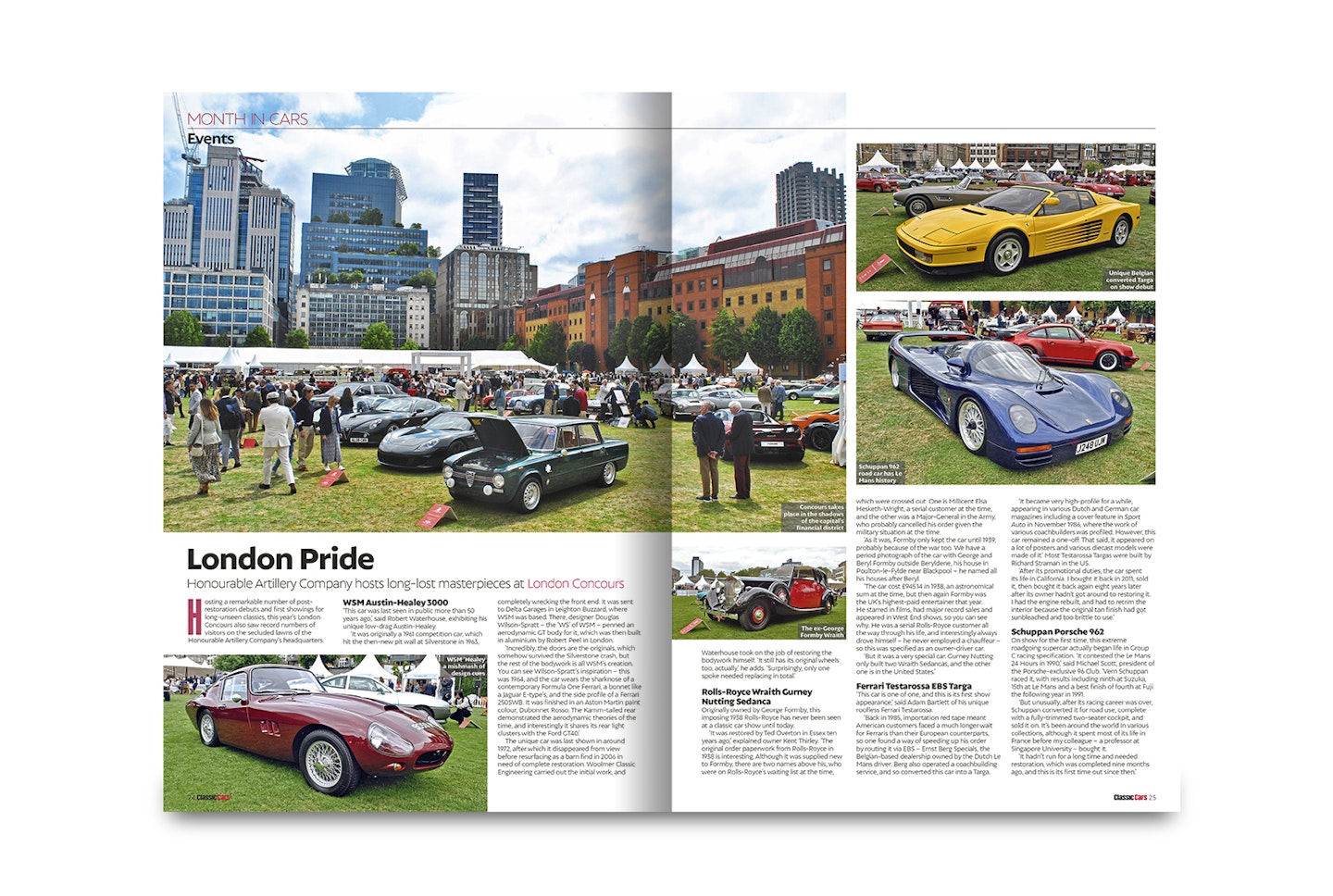Classic Cars September 2023 issue london concours