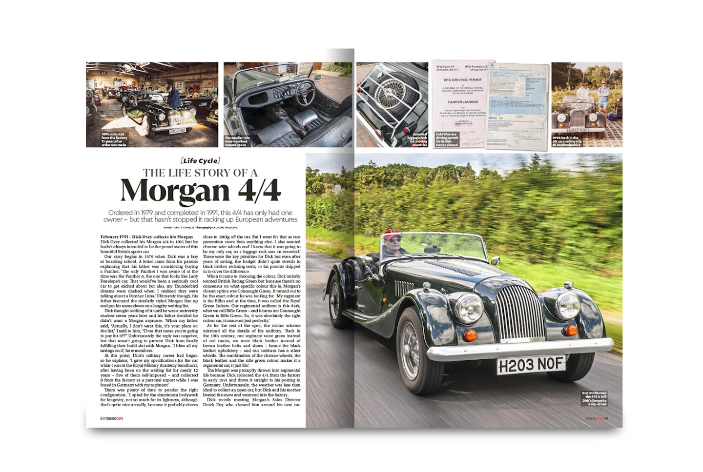 p80 Life Cycle The Morgan 4/4 that took 12 years for its first owner to collect