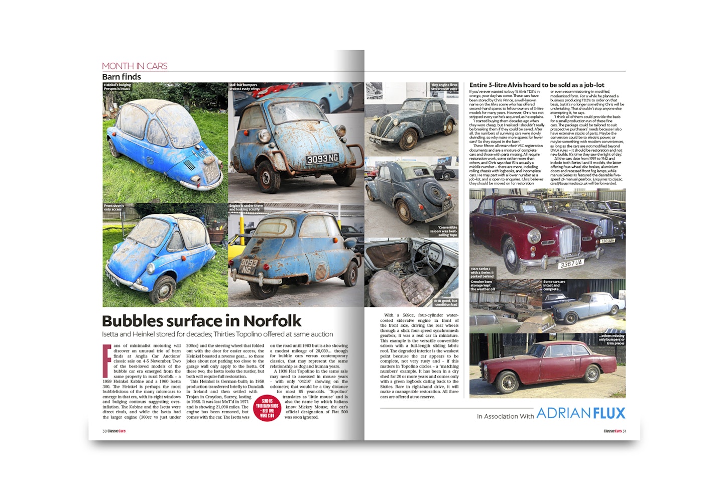 Barn Finds – Heinkel bubble-car stash and dishevelled Lotus unearthed in Norfolk