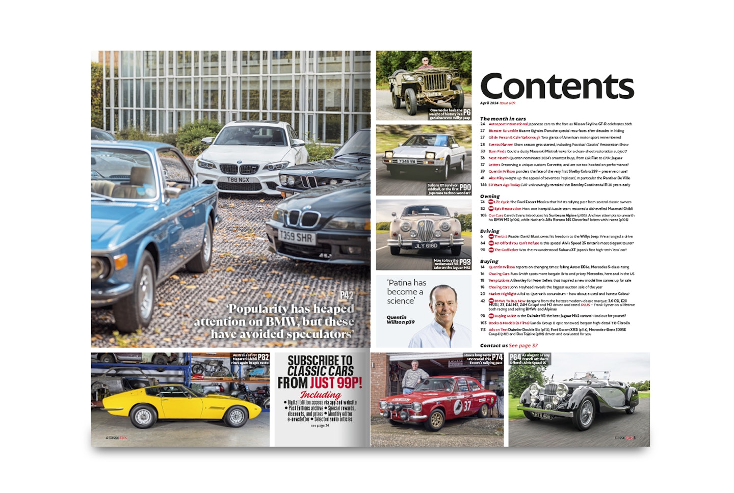 CONTENTS CLASSIC CARS APRIL 2024