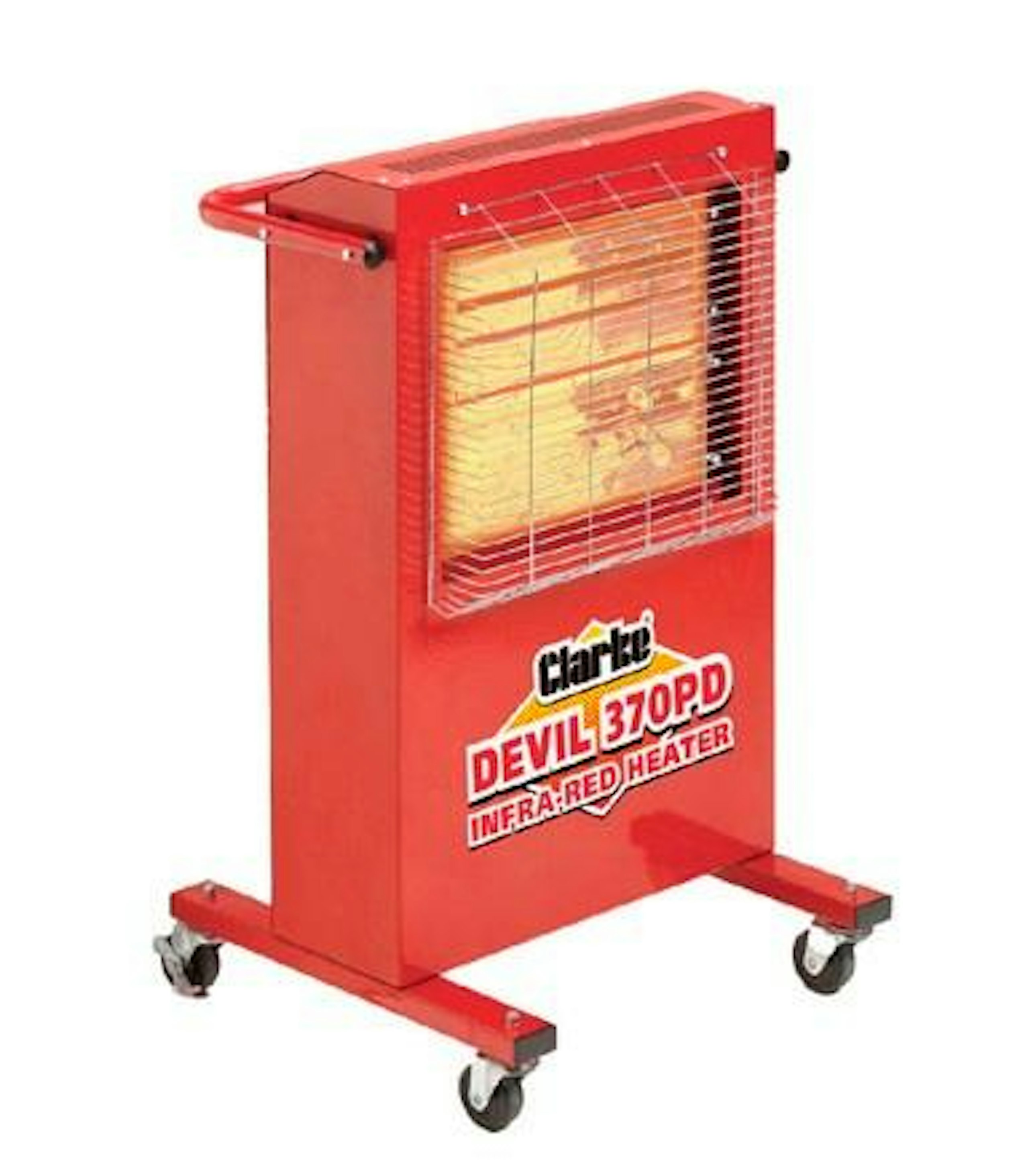 CLARKE DEVIL 370PD 2.8KW QUARTZ HALOGEN INFRARED HEATER