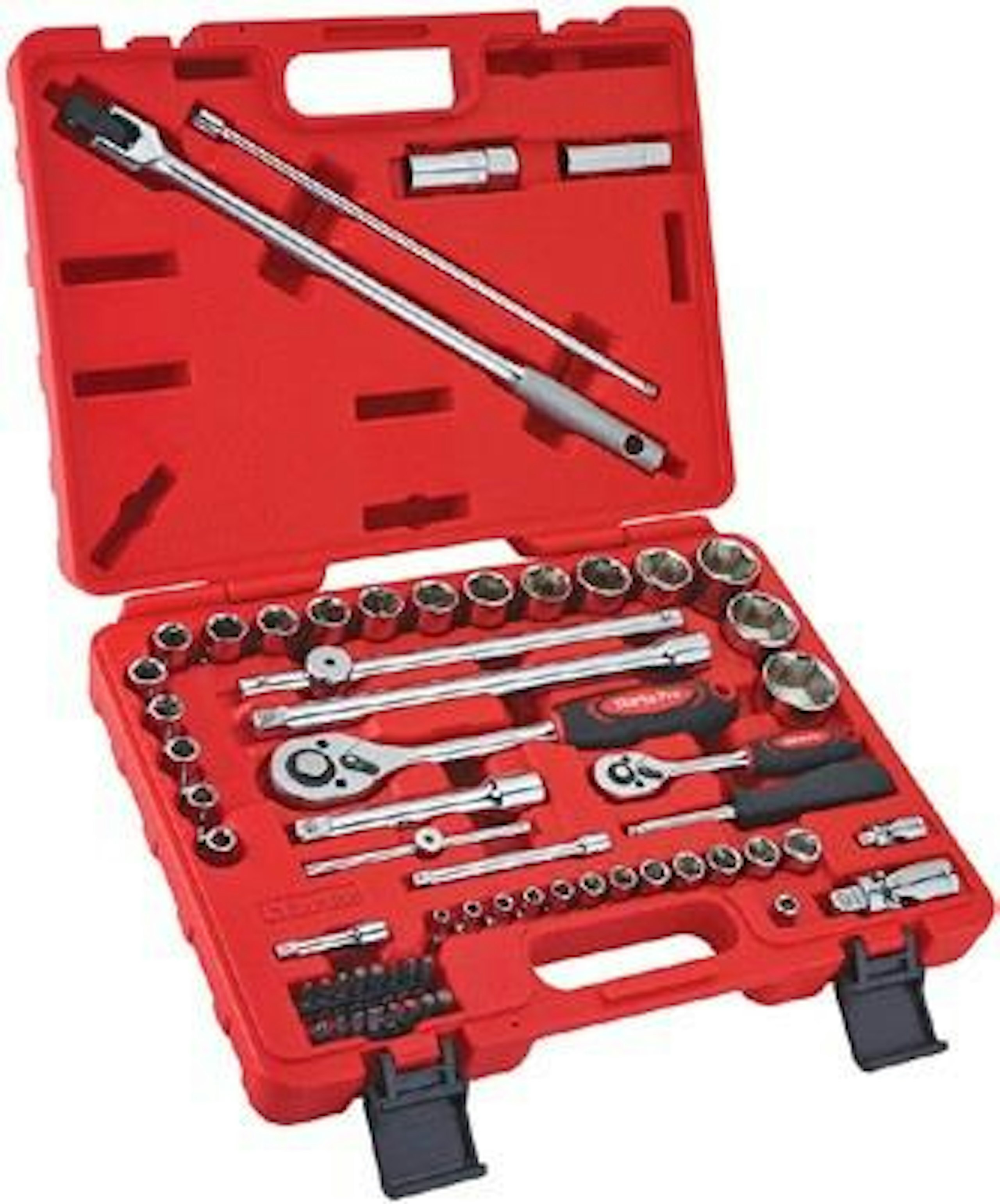 CLARKE PRO389 62-PIECE ½” & ¼” DRIVE SOCKET AND BIT SET