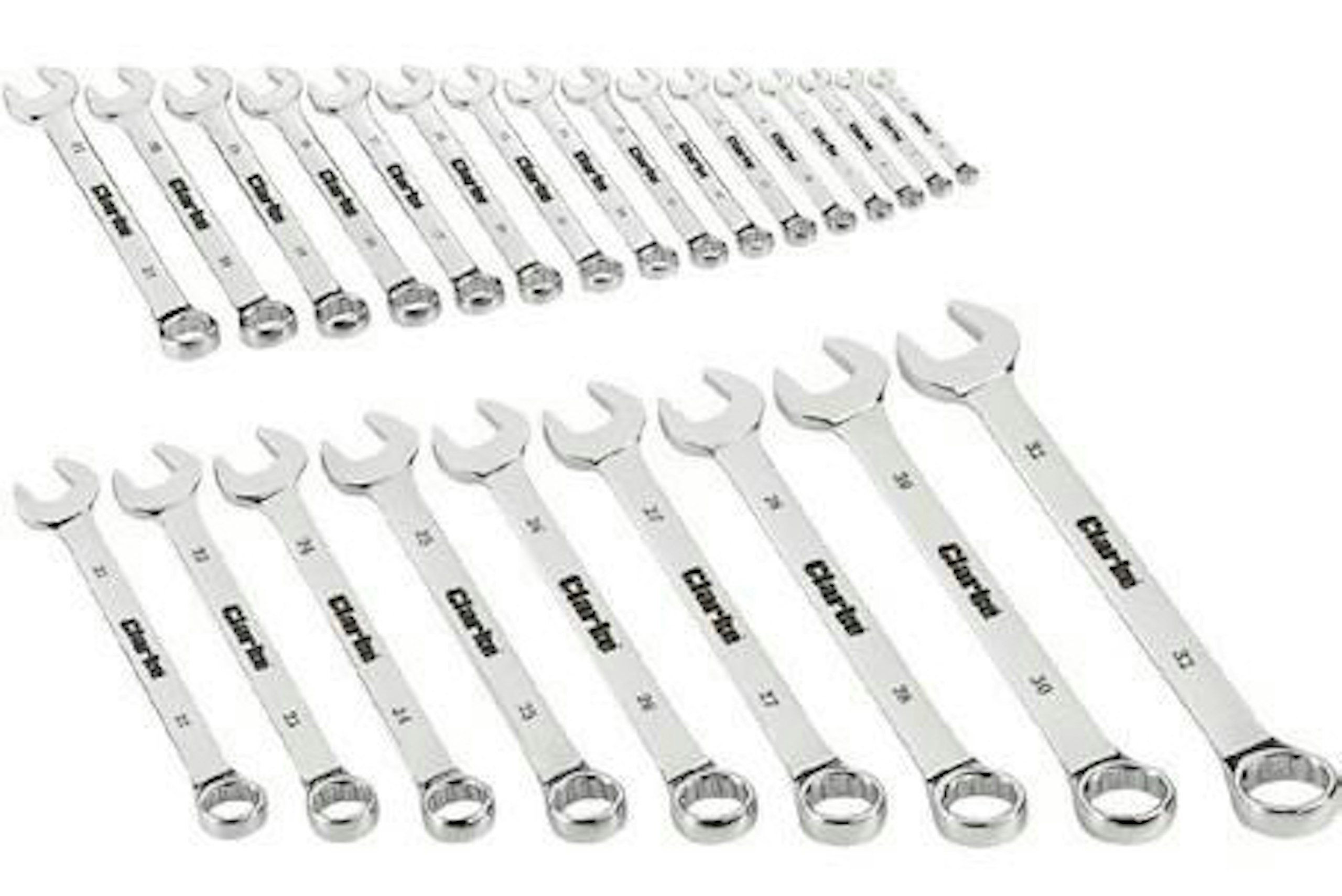 CLARKE CHT804 25-PIECE 6-32MM COMBINATION SPANNER SET