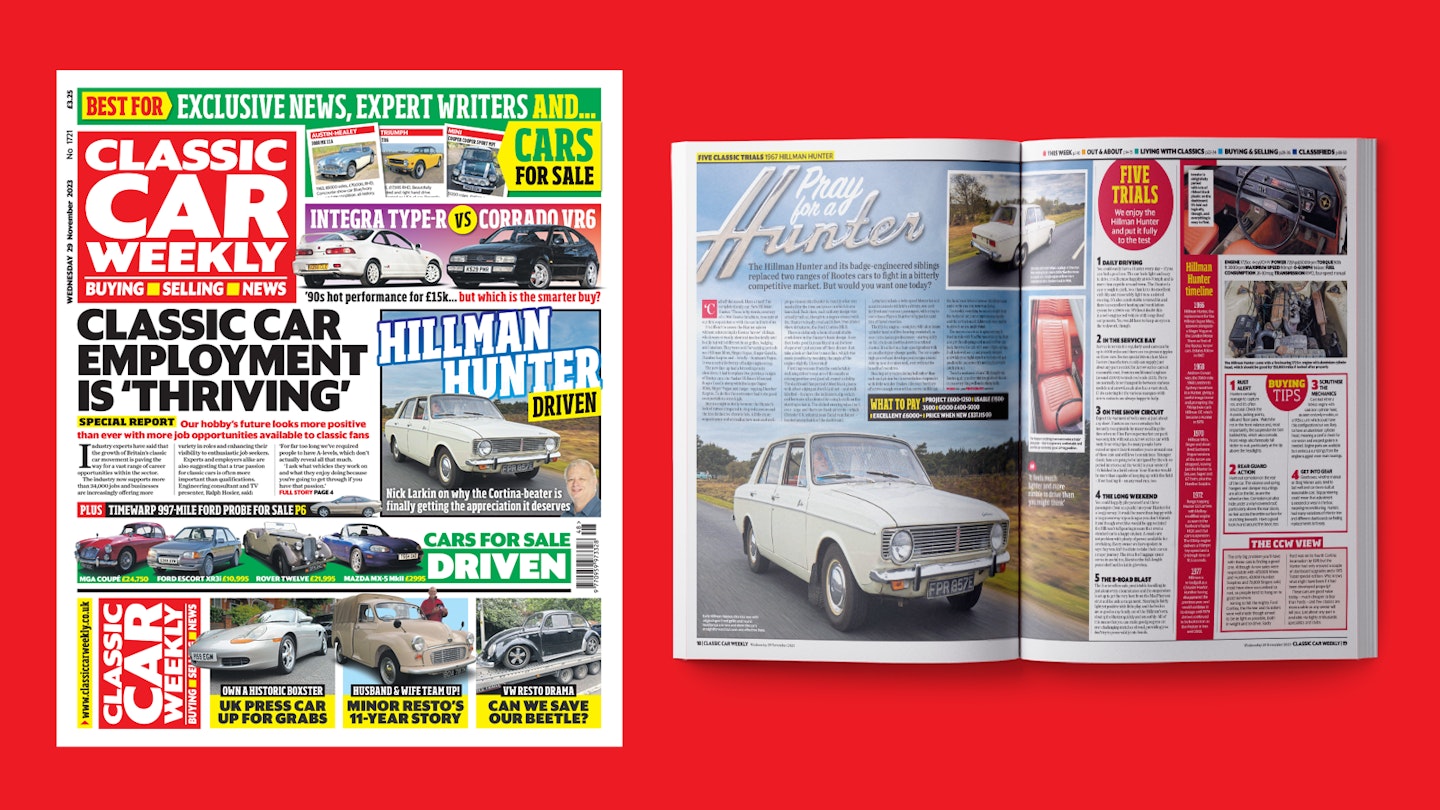 NEW ISSUE: Classic Car Weekly – 29th November