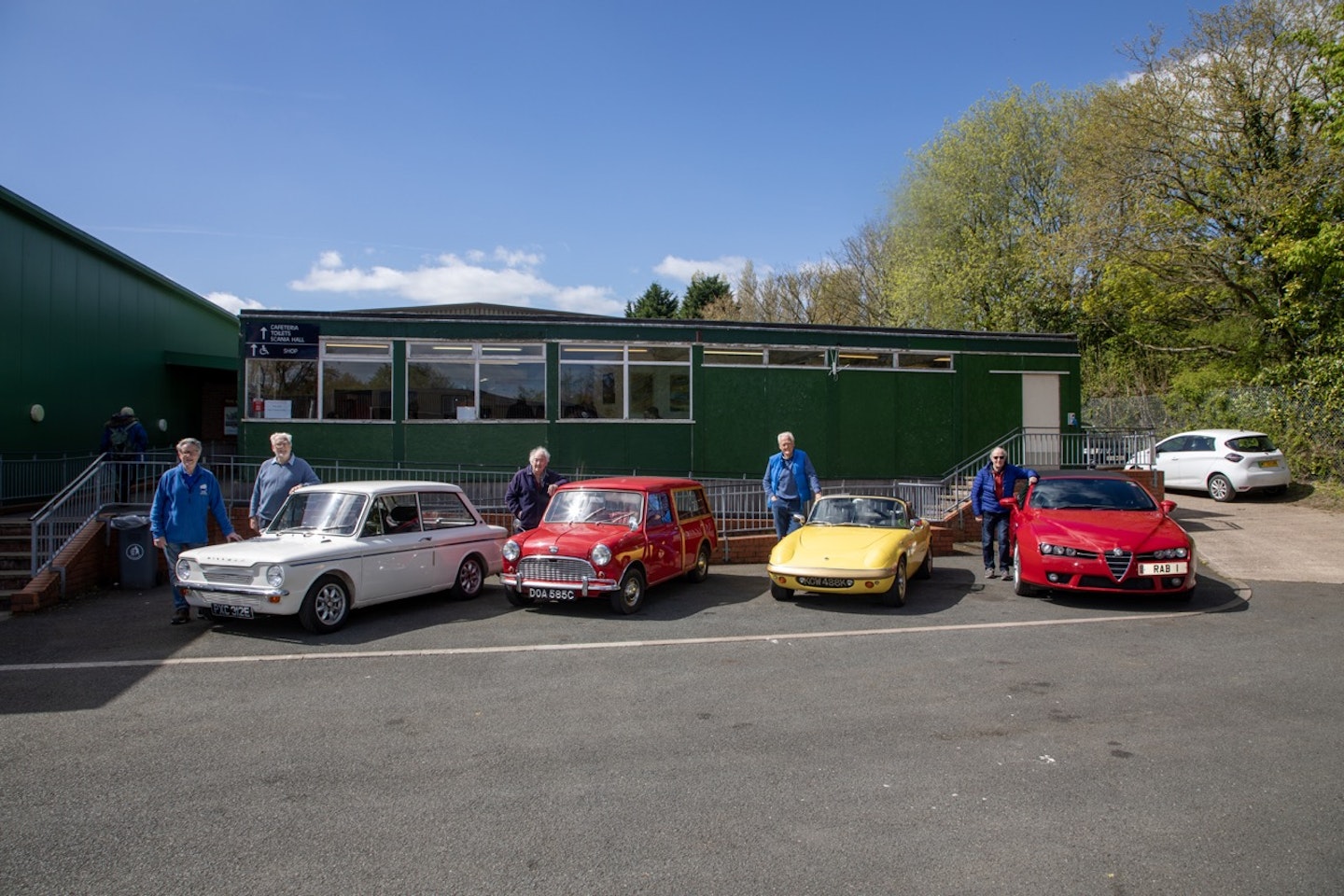 The Drive-It Day festivitives included this turnout of classics at Transport Museum Wythall, in Worcestershire.