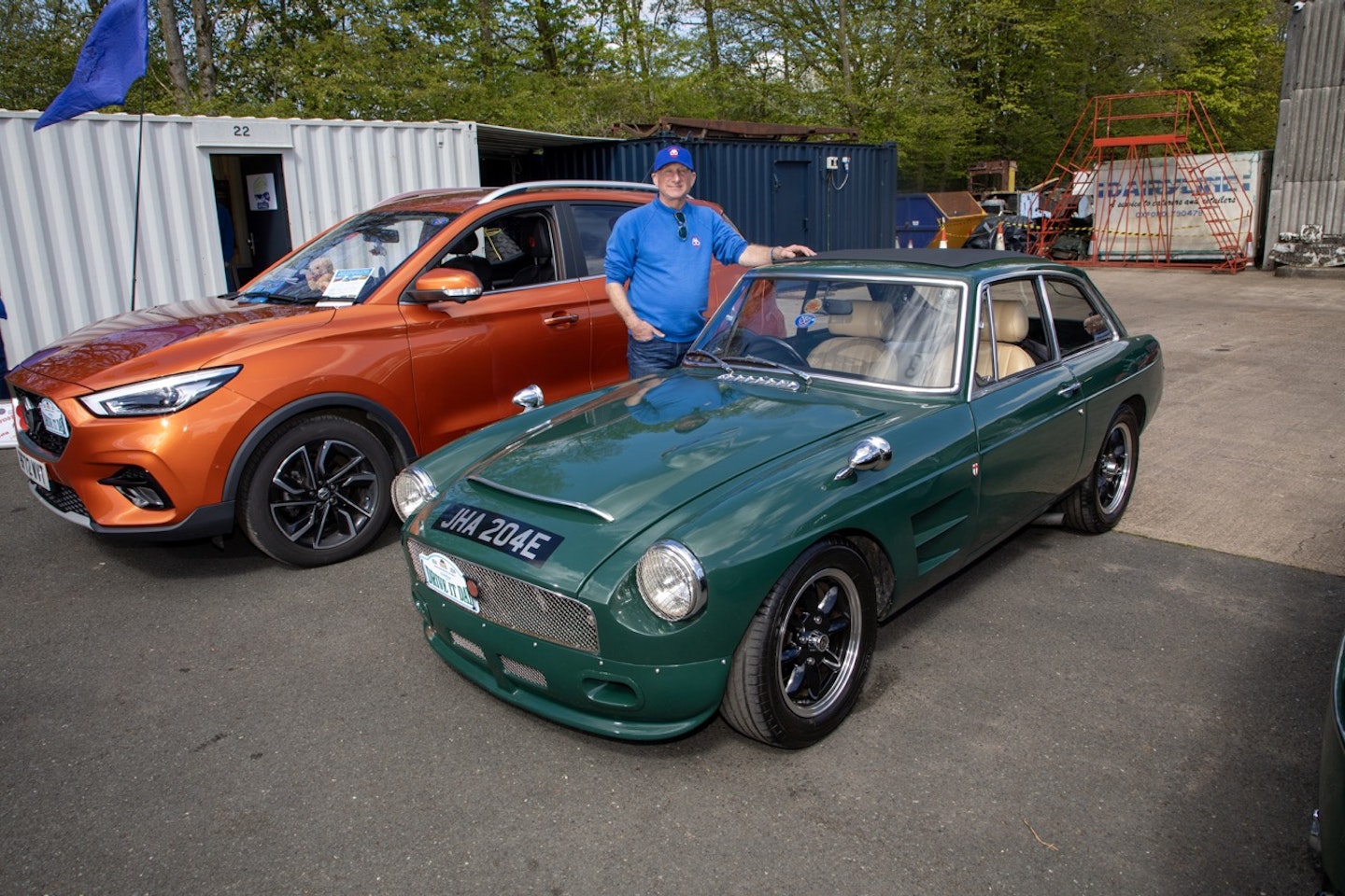 Nigel Preston of Royal Sutton Coldfield with his modified 1967 MGB GT.