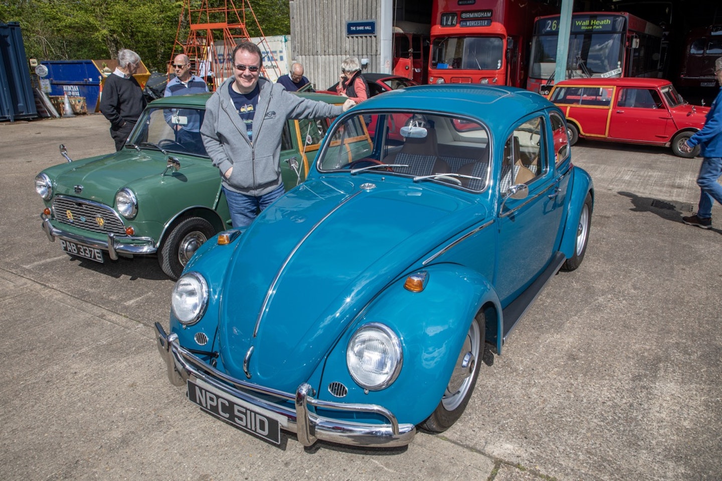 Chris Wilkes from Shirley which his 1966 VW Beetle 1300 which now sports a 1776cc engine.