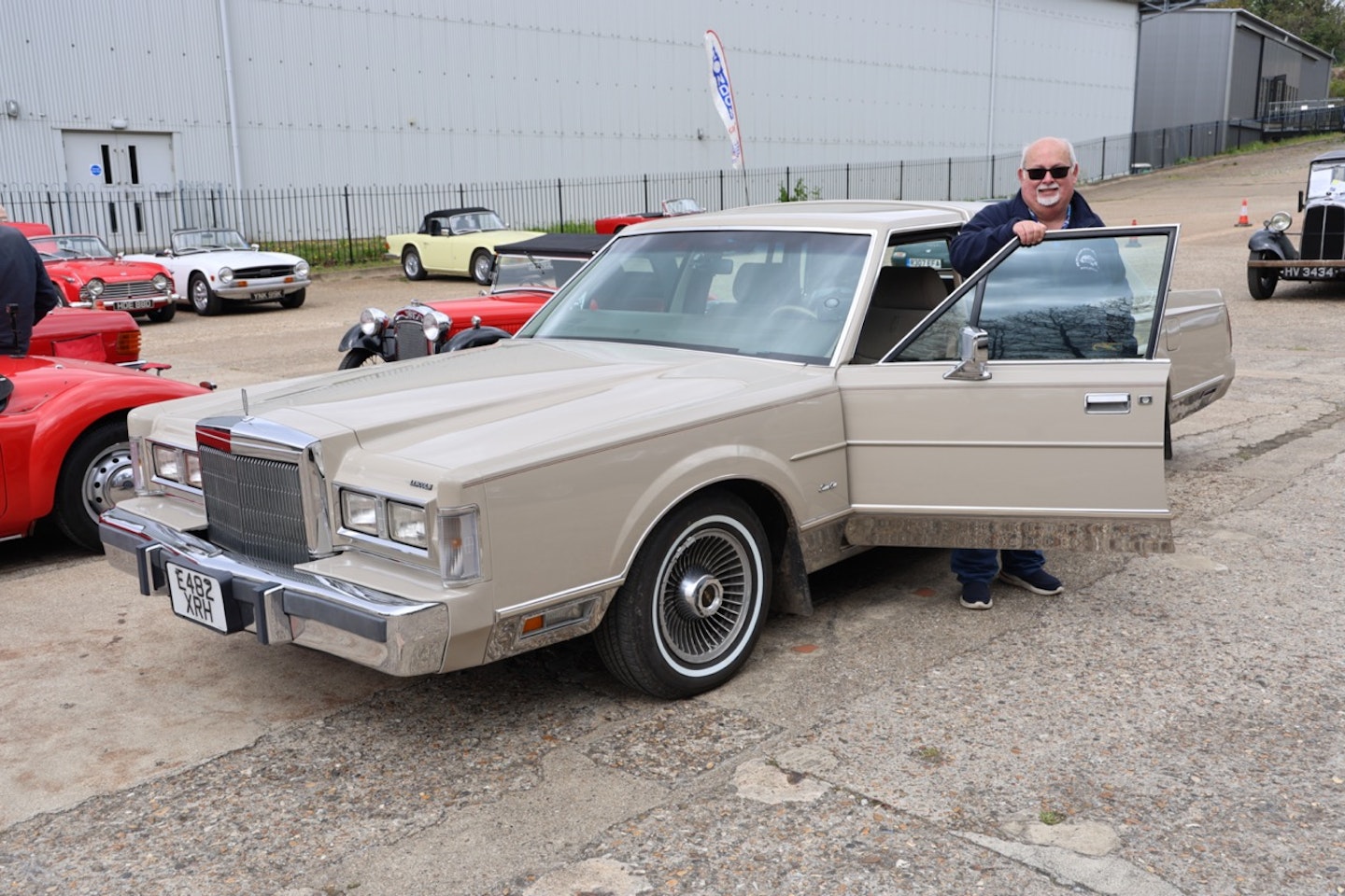 ‘I like its brashness,’ said Garry Taylor of Arundel about his 1988 Lincoln Town Car Signature Series, which he only bought four weeks before this event.