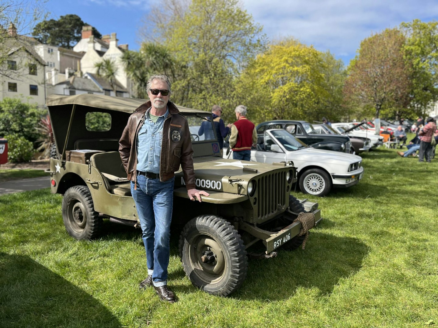 Ian Toogood couldn’t make the show, so good friend Rod King brought his 1943 GPW Jeep along for him. It was a real talking point.