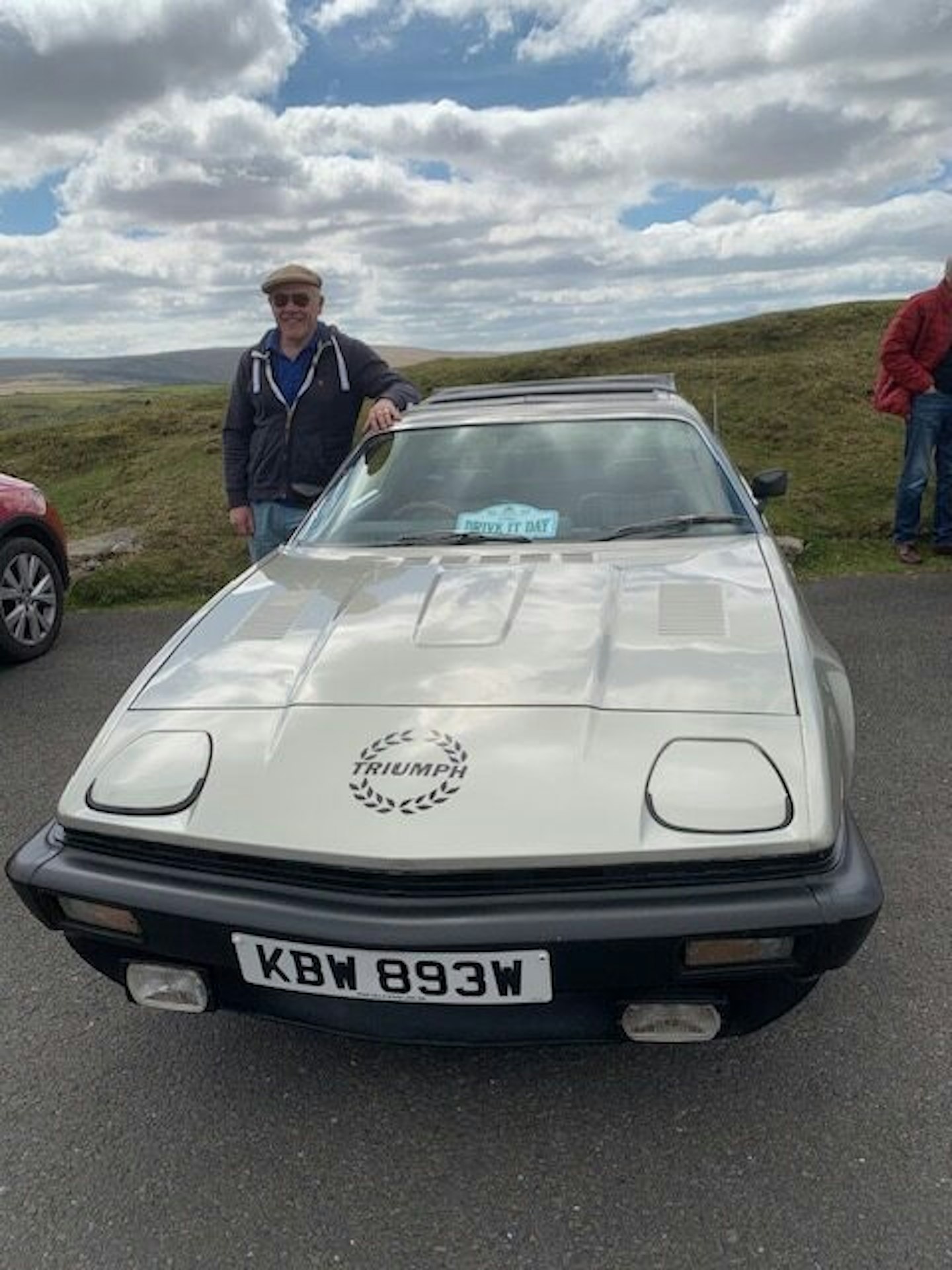 Tim York’s 1980 TR7 joined a Triumph Sports Six Club run across Dartmoor.