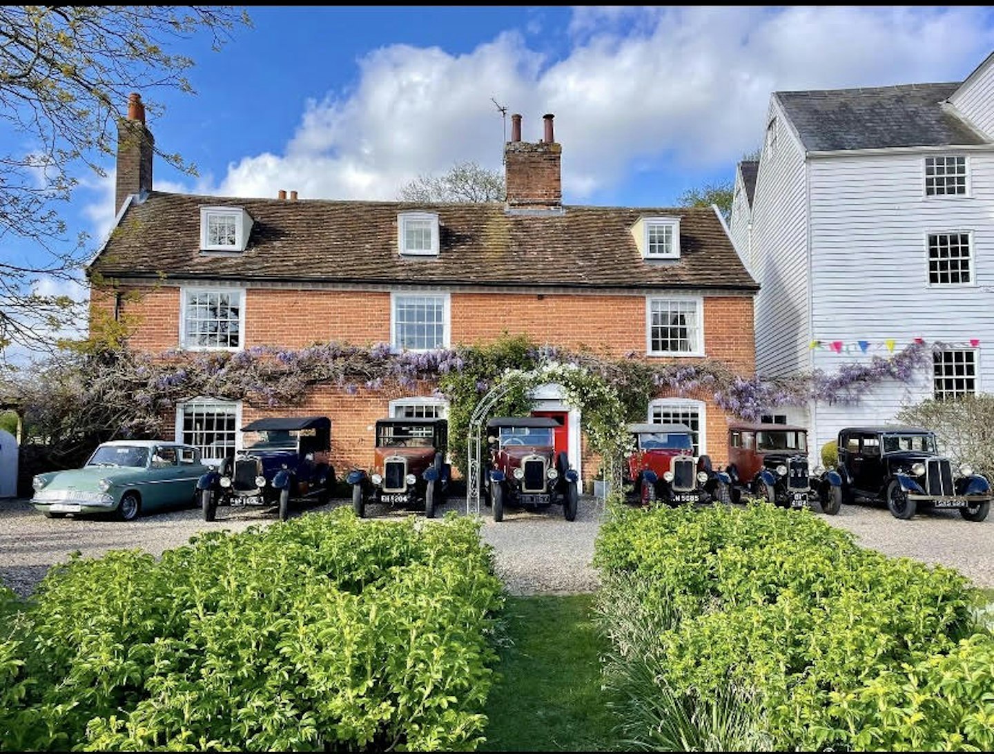 Kevin Jay showed off his collection of classics at Kersey Mill in Suffolk.