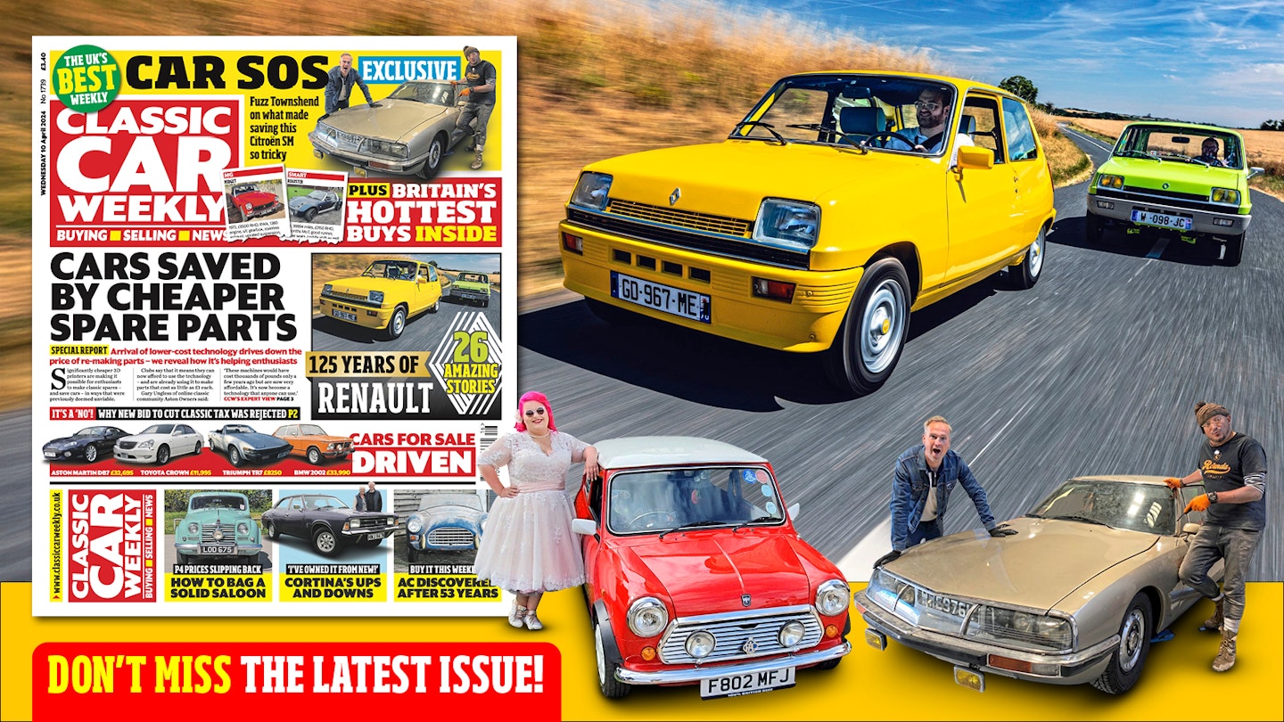 The first issue of April is out and packed with all the usual top tier content you expect from Classic Car Weekly!