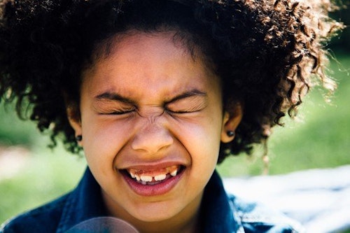 child smiling