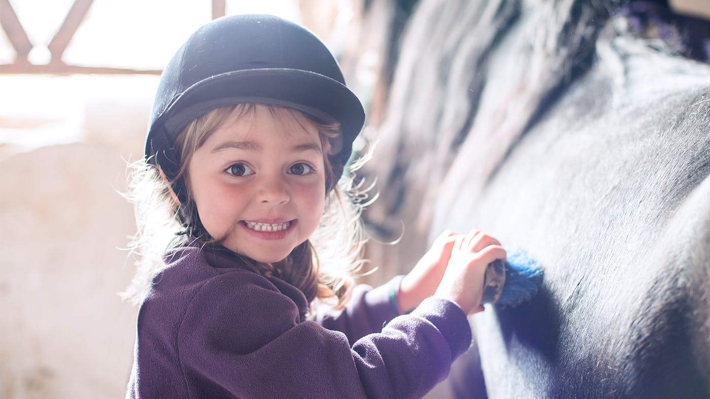 Horse riding helmets to keep your child 