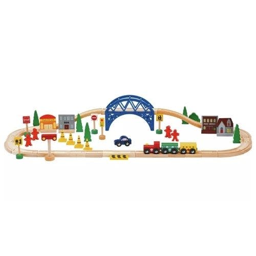 argos christmas tree train set