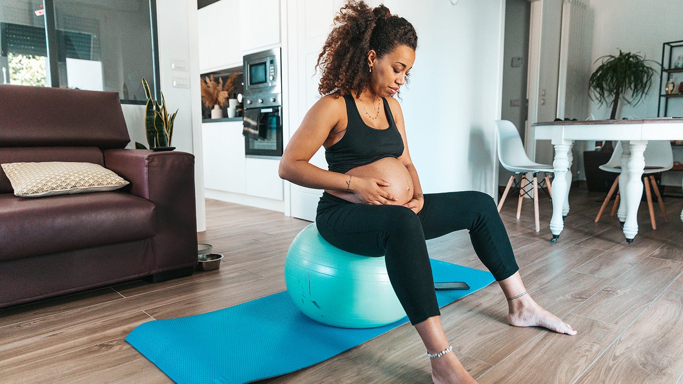 Exercise Gym Yoga Swiss Ball Fitness Pregnancy Birthing Anti Burst Core Balls 