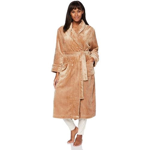 long hooded womens dressing gown