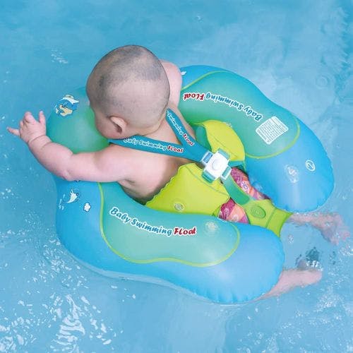 Sunshield Baby Kids Inflating Inflatable Swimming Aid Lilo Trainer Seat Ring UK 