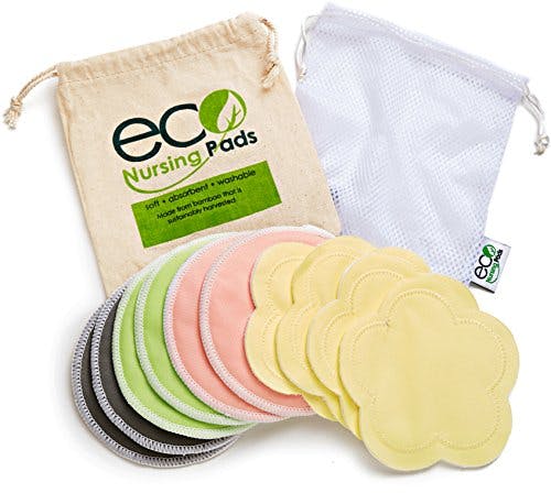 Bamboo Reusable Breast Pads Nursing Pads Waterproof Washable Feeding Pad Fad UK 
