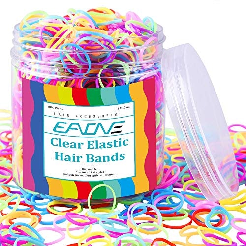 2000Pcs Elastic Hair Bands