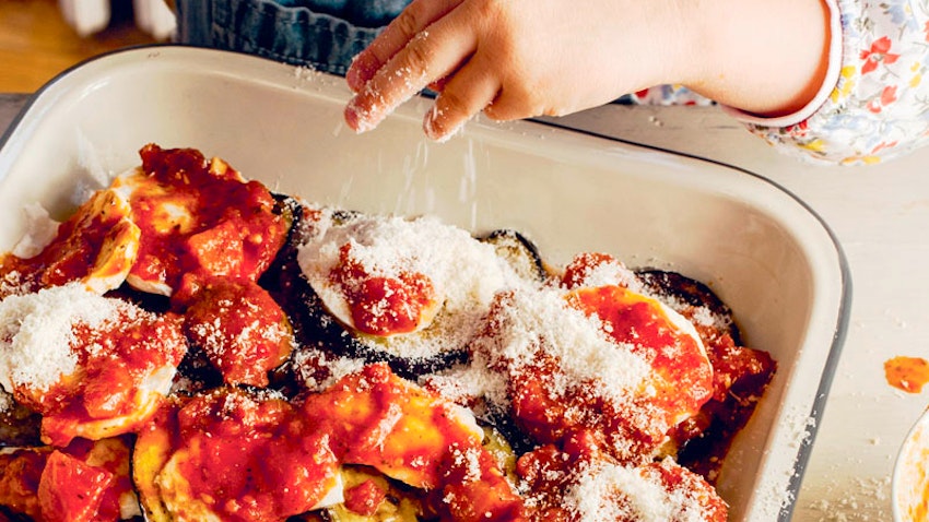 Aubergine Bake Family Life Mother Baby Aubergine Bake Family Life Mother Baby